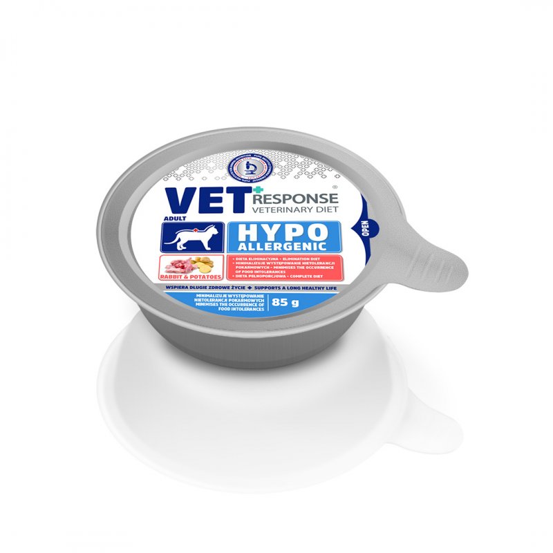 VET RESPONSE Veterinary Diet Hypoallergenic Królik 85g