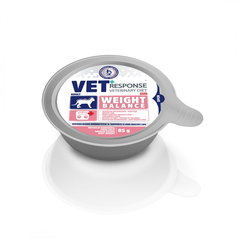 VET RESPONSE Veterinary Diet Weight-Balance 85 g – mokra karma weterynaryjna dla kotów