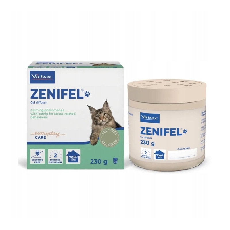 ZENIFEL GEL DIFFUSER 230G uspokajające kocie feromony