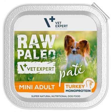 4T RAW PALEO DOG ADULT MINI TURKEY PATE TACKA 150 G