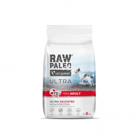 VetExpert Raw Paleo Ultra BEEF Mini Adult 750g