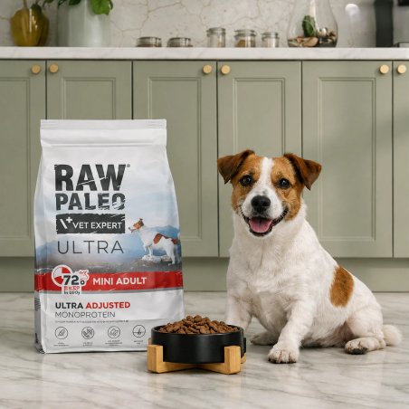 VetExpert Raw Paleo Ultra BEEF Mini Adult 750g-9898