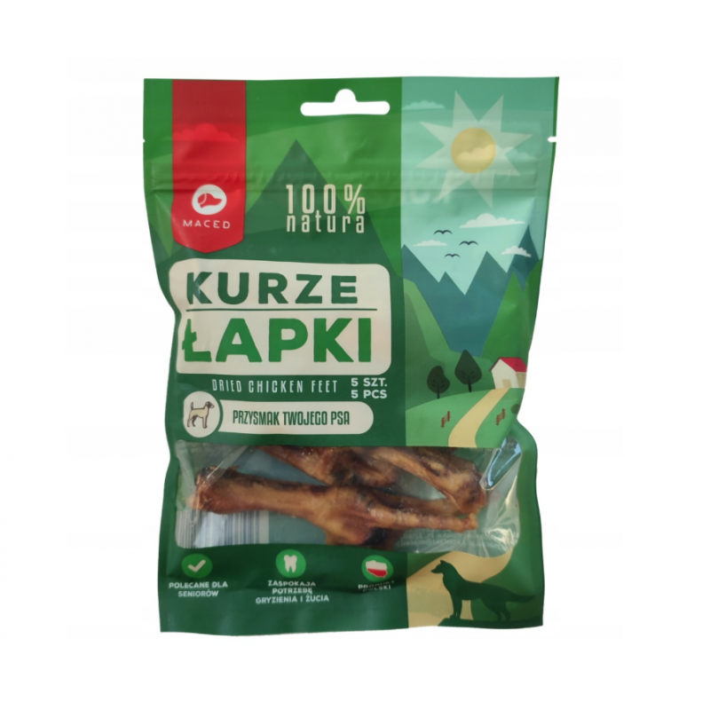 MACED 100% NATURA KURZE ŁAPKI OP. 5 SZT
