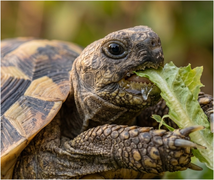 Żółw lądowy w domu – dieta, terrarium i podstawy opieki